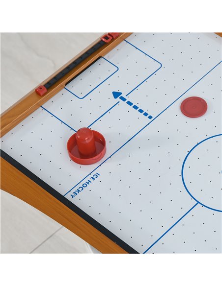HOMCOM 2.5FT Tabletop Air Hockey Game Table Wooden Portable Party Gaming Toy for Kids Children Adult A70-050ND - pic 109950 | FastDaddyshop