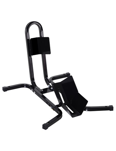HOMCOM Metal Motorcycle Motorbike Wheel Chock Locking Stand System 17”,19”,21”/43,48,51 Cm Front Wheels Steel Adjustable Fixing  - pic 110021 | FastDaddyshop