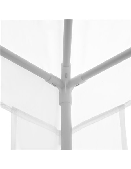 Outsunny 2.7m x 2.7m Garden Gazebo Marquee Party Tent Wedding Canopy Outdoor(White) - pic 11011 | FastDaddyshop