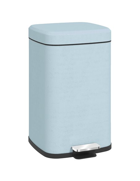 HOMCOM 20L Modern Boxy Metal Home Kitchen Bin - Light Green 851-039V01GN - pic 110438 | FastDaddyshop