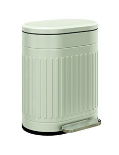 HOMCOM 20 Litre Pedal Bin, Fingerprint Proof Kitchen Bin with Soft-close Lid, Metal Rubbish Bin with Foot Pedal and Removable In