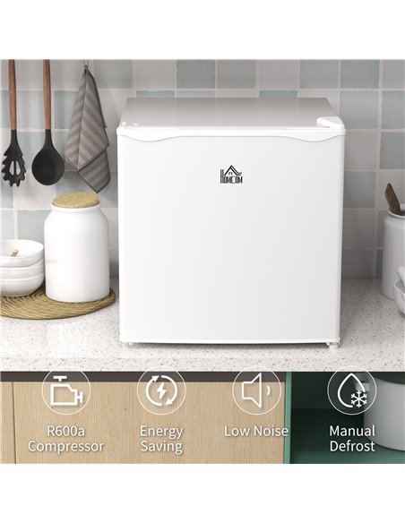 HOMCOM 35L Mini Freezer, -24℃ to -14℃ Temperature - White 800-127V70WT - pic 110544 | FastDaddyshop