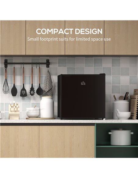 HOMCOM 35L Mini Freezer, -24℃ to -14℃ Temperature - Black 800-127V70BK - pic 110550 | FastDaddyshop