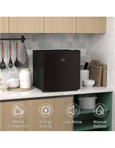 HOMCOM 35L Mini Freezer, -24℃ to -14℃ Temperature - Black 800-127V70BK