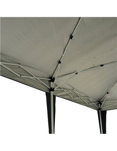 Outsunny 3 x 6 m Garden Heavy Duty Water Resistant Pop Up Gazebo Marquee Party Tent Wedding Canopy Awning w/ Storage Bag, Black