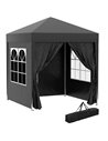 Outsunny Pop Up Gazebo Canopy size 2 x 2m, Black