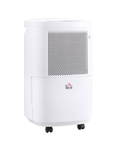HOMCOM 10L/Day 2200ML Portable Quiet Dehumidifier with WiFi Smart App Control, Electric Moisture Air Dehumidifier for Home Laund