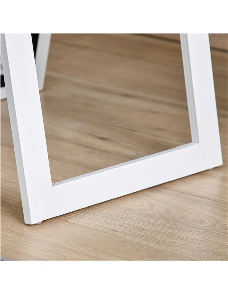 HOMCOM Full Length Mirror for Bedroom, Free Standing Dressing Mirror, Wall Mirror for Living Room, 37 x 154 cm, White 831-389V80 - pic 111067 | FastDaddyshop