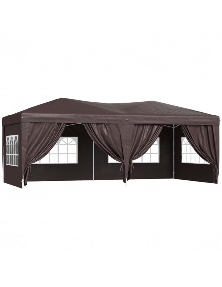 Outsunny Pop Up Gazebo Marquee size 6 x 3m, Coffee - pic 11121 | FastDaddyshop