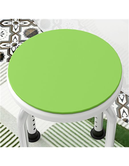 HOMCOM 360° Swivel Shower Chair, Height Adjustable Aluminium Shower Stool with Non-Slip Feet for Disabled, Elderly, Green 713-07 - pic 111391 | FastDaddyshop