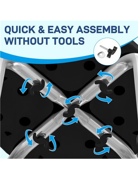 HOMCOM Shower Chair, Height Adjustable Aluminium Shower Stool with Non-Slip Feet for Disabled, Elderly, Black 713-166V00BK - pic 111426 | FastDaddyshop