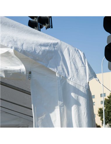 Outsunny 8m x 4m Garden Gazebo Marquee Party Tent Wedding Portable Garage Carport Event Shelter Car Canopy Heavy Duty Steel Fram