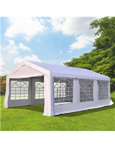 Outsunny Gazebo, Steel Frame, Water Resistant, size 6x4 m, Whtie 2