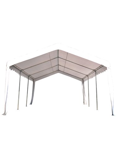 Outsunny Gazebo, Steel Frame, Water Resistant, size 6x4 m-Whtie