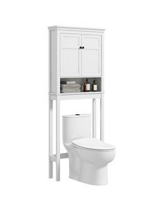 HOMCOM Over-Toilet/Appliance Storage Cabinet - White 834-722V80WT