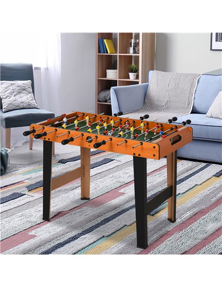 HOMCOM Football Table Heavy Duty  84.5cm for Arcades, Pub, Game Room, 8 Rods, 2 Foosballs A70-052 - pic 111726 | FastDaddyshop