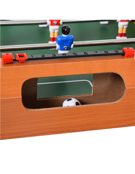 HOMCOM Football Table Heavy Duty  84.5cm for Arcades, Pub, Game Room, 8 Rods, 2 Foosballs A70-052 - pic 111732 | FastDaddyshop