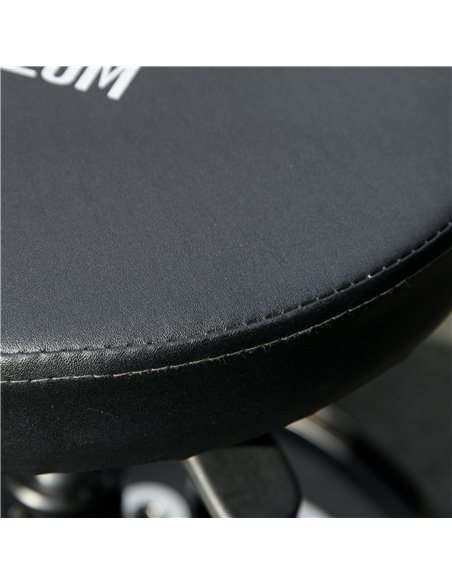HOMCOM Workshop Stool, Pneumatic Adjustable Mechanic Stool, with Tool Tray, Wheels - Black C20-053V00BK - pic 111830 | FastDaddyshop