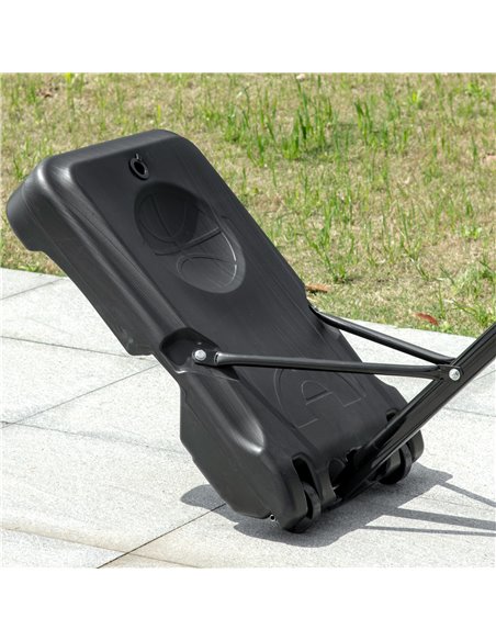 HOMCOM Adjustable Basketball Hoop and Stand, with Wheels and Weight Base Blue A61-028 - pic 111885 | FastDaddyshop