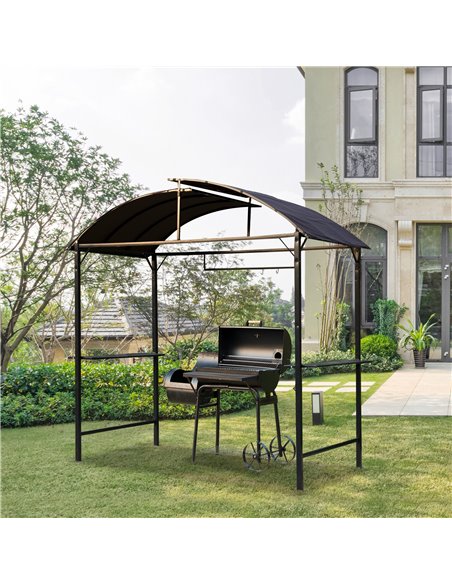 Outsunny Metal Gazebo Marquee-Coffee  - pic 11193 | FastDaddyshop
