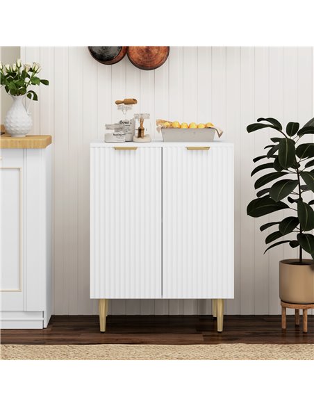 HOMCOM Adjustable Shelf Sideboard - White 83A-188V80WT - pic 111933 | FastDaddyshop
