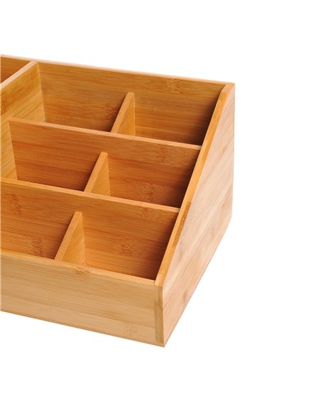 HOMCOM Organiser Holder Multi-Function Storage Caddy Drawers Home Office Stationary Supplies 7 Storage Compartments and 2 Drawer - pic 112264 | FastDaddyshop