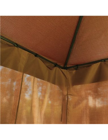 Outsunny 3 x 4m Garden Metal Gazebo Marquee Patio Party Tent Canopy Shelter with Sidewalls Pavilion New