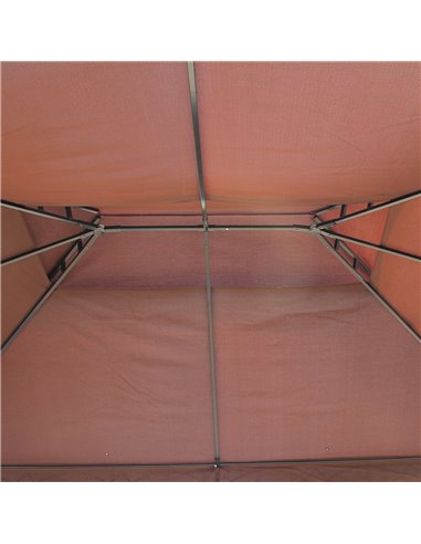 Outsunny 3 x 4m Garden Metal Gazebo Marquee Patio Party Tent Canopy Shelter with Sidewalls Pavilion New