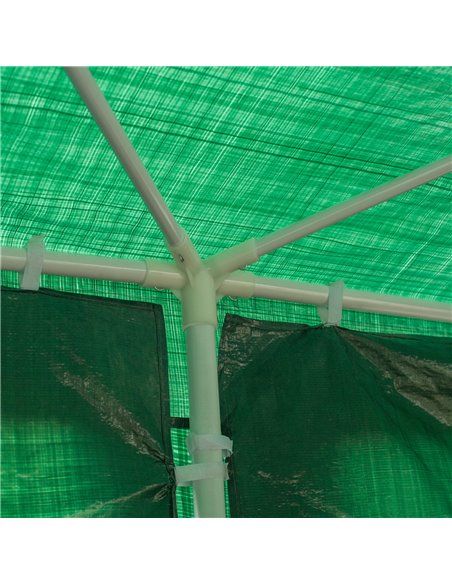 Outsunny 6 x 3 m Party Tent Gazebo Marquee Outdoor Patio Canopy Shelter with Windows and Side Panels Green - pic 11248 | FastDaddyshop