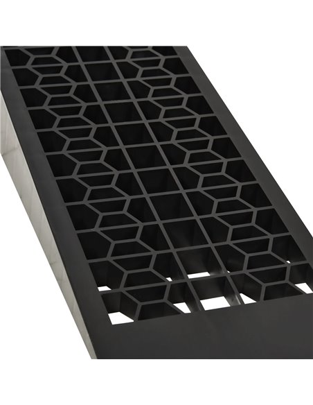 HOMCOM Pair of 2 Low Entrance Plastic Curb Ramps Anti-Slip Surface 3 Ton Capacity Garage Workshop Cars SUVs Small Vans C20-033 - pic 112668 | FastDaddyshop