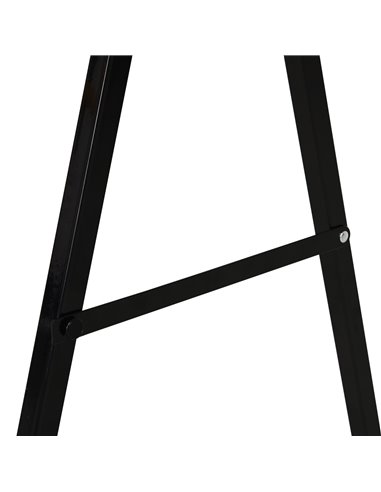 HOMCOM 2PCS Saw Horse Twin Pack Folding Workbench Metal Trestle Stands with Non-slip EVA Surface for Sawing Work Max Load 125kg 