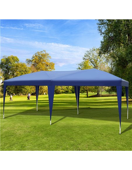Outsunny 6x3 m Pop-Up Gazebo-Blue Oxford Cloth/Steel - pic 11304 | FastDaddyshop