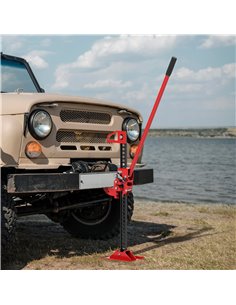 HOMCOM 3 Tonne Farm Jack, 48" High Lift Jack for 4x4 Tractors Trucks Agricultural Lifting, Red C20-059V00RD 2