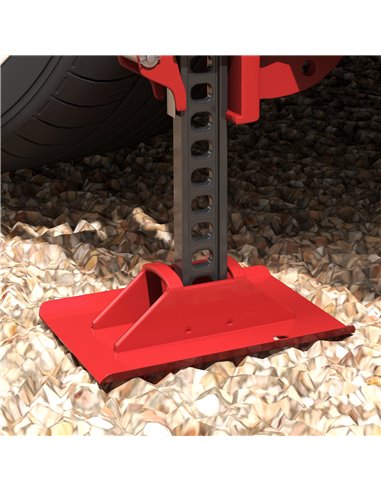 HOMCOM 3 Tonne Farm Jack, 48" High Lift Jack for 4x4 Tractors Trucks Agricultural Lifting, Red C20-059V00RD