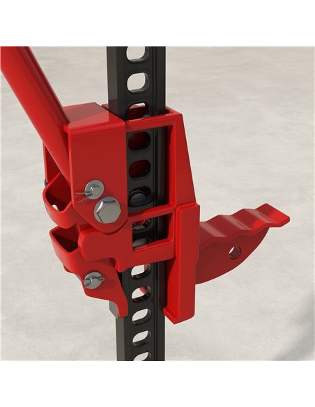 HOMCOM 3 Tonne Farm Jack, 48" High Lift Jack for 4x4 Tractors Trucks Agricultural Lifting, Red C20-059V00RD - pic 113146 | FastDaddyshop