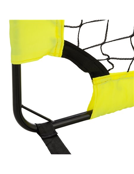 HOMCOM Two Football Goal Nets, Foldable Outdoor Sport Training Equipment, for Teens, Adults, with Carrying Bag, Yellow A62-015V0 - pic 113181 | FastDaddyshop