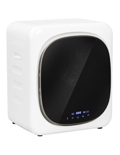 HOMCOM 4kg Vented Tumble Dryer with Deodorize, Smart Mode, 800W Compact Tumble Dryer with Stainless Steel Tub, Front Load, for F