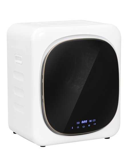 HOMCOM 4kg Vented Tumble Dryer with Deodorize, Smart Mode, 800W Compact Tumble Dryer with Stainless Steel Tub, Front Load, for F - pic 113228 | FastDaddyshop