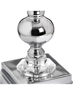 Hill Interiors Milan Chrome Table Lamp 17590 2