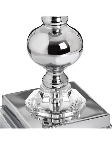 Hill Interiors Milan Chrome Table Lamp 17590