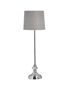 Hill Interiors Genoa Chrome Table Lamp 17595