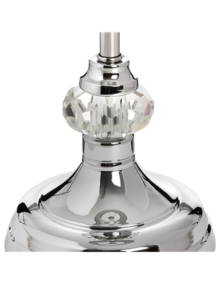 Hill Interiors Genoa Chrome Table Lamp 17595 - pic 113274 | FastDaddyshop