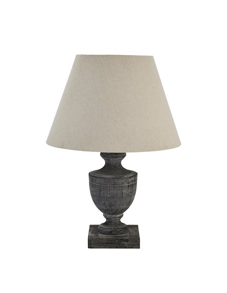 Hill Interiors Incia Urn Wooden Table Lamp 21283 - pic 113305 | FastDaddyshop