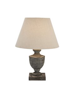 Hill Interiors Incia Urn Wooden Table Lamp 21283 2