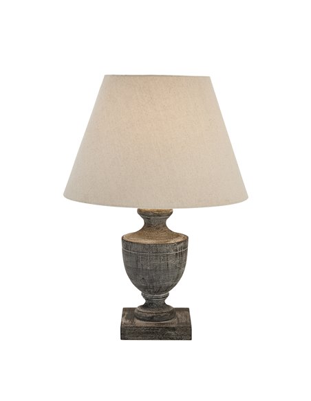 Hill Interiors Incia Urn Wooden Table Lamp 21283 - pic 113306 | FastDaddyshop