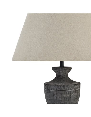 Hill Interiors Incia Urn Wooden Table Lamp 21283