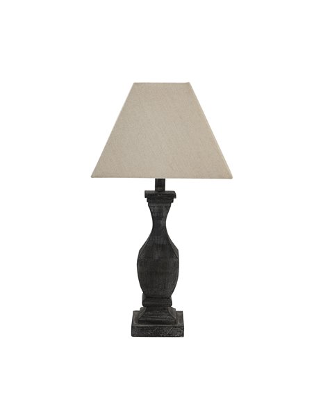Hill Interiors Incia Fluted Wooden Table Lamp 21284 - pic 113310 | FastDaddyshop