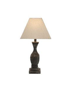 Hill Interiors Incia Fluted Wooden Table Lamp 21284 2