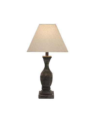 Hill Interiors Incia Fluted Wooden Table Lamp 21284