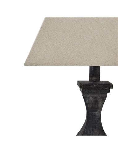 Hill Interiors Incia Fluted Wooden Table Lamp 21284